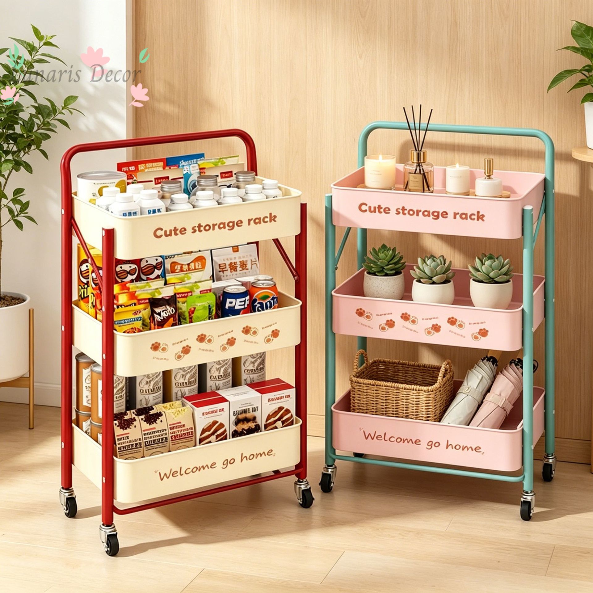 Carrito pequeño, estante para  - Food Snacks Pictures reseña y precio